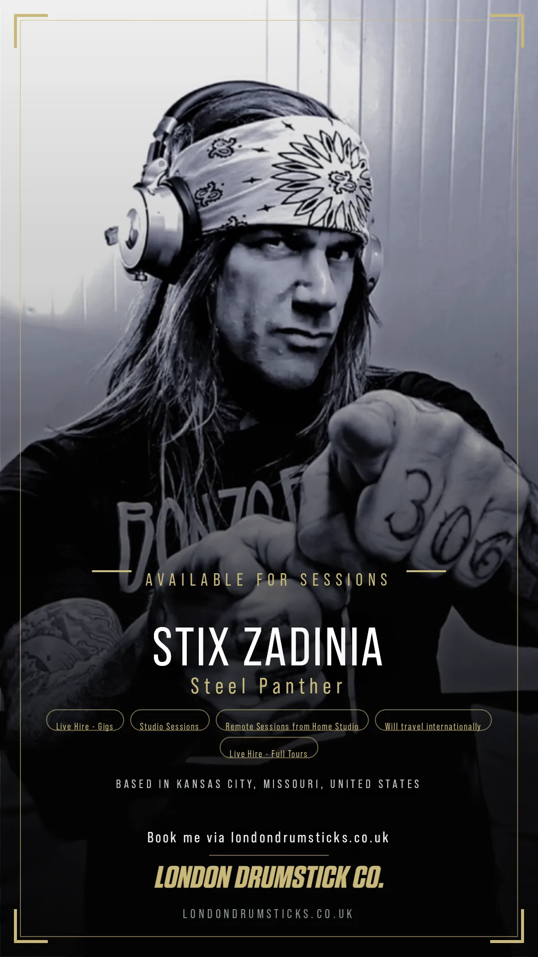 Stix Zadinia session poster