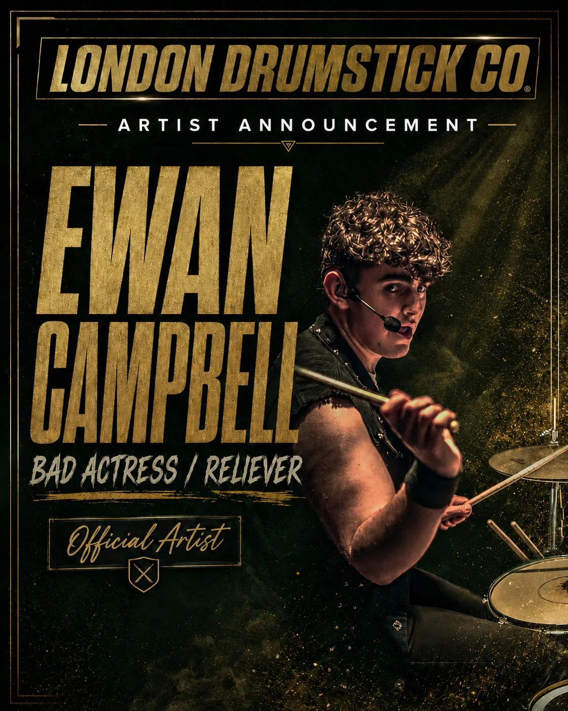 Ewan Campbell session poster